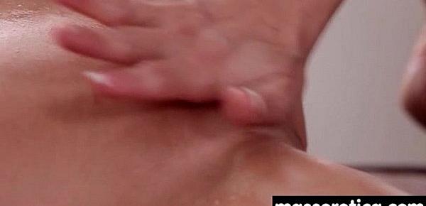  Hot teen masseuse given strong orgasm 9